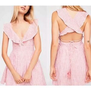 Free People ✦ Heart Lines ✦ Mini dress ✦ EUC